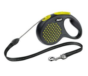 Flexi Smycz Design linka M 5m żółty