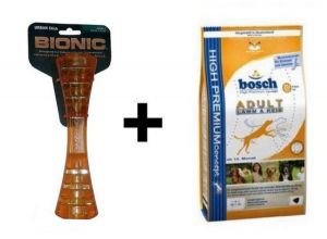 Outward Hound Bionic Urban Stick Small gryzak mały [BO-CL202] + Bosch Adult Lamb & Rice 1kg