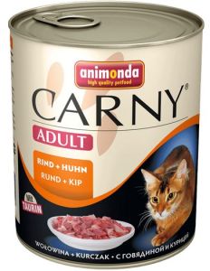 Animonda Carny Adult Wołowina + Kurczak puszka 800g