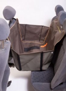 Kardiff Kardimata Anti Slip Mini 70x160 oliwkowa - mata samochodowa na połowę tylnego fotela