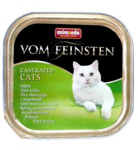 Animonda vom Feinsten Castrated Cats z Indykiem tacka 100g