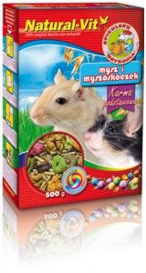 Natural-Vit Spichlerz Gryzonia - Mysz i myszoskoczek 500g