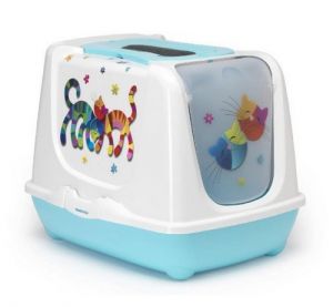 Yarro/Moderna Toaleta z filtrem Trendy niebieska [Y3448]