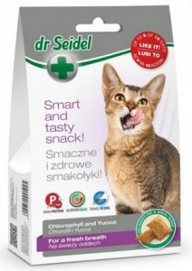 Dr Seidel Smakołyki dla kotów na świeży oddech 50g