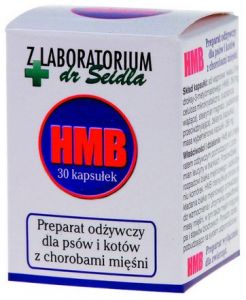 Dr Seidel HMB preparat odżywczy dla psów i kotów 30 kaps. + 20% gratis