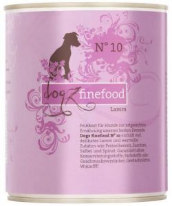Dogz Finefood N.10 Jagnięcina puszka 800g