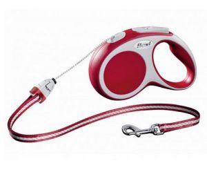 Flexi Vario Smycz linka S 5m czerwona [FL-9115]