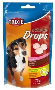 Trixie Dropsy jogurtowe z witaminami dla psa saszetka 75g [31641]