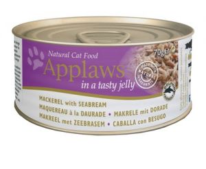Applaws puszka dla kota Jelly - Makrela i Dorada 70g