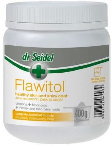 Dr Seidel Flawitol zdrowa skóra i piękna sierść - proszek 400g