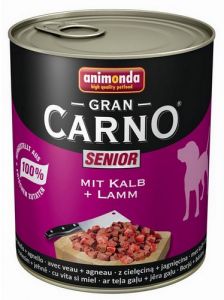 Animonda GranCarno Senior Kalb Lamm  Cielęcina + Jagnięcina 800g