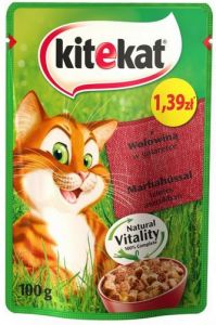 Kitekat Wołowina w galaretce saszetka 100g