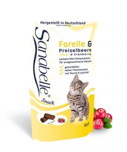 Sanabelle Snack Pstrąg & Borówka 55g