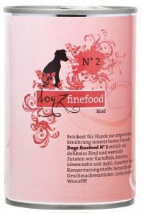 Dogz Finefood N.02 Wołowina puszka 400g