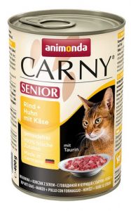 Animonda Carny Senior Wołowina + Kurczak + Ser puszka 400g