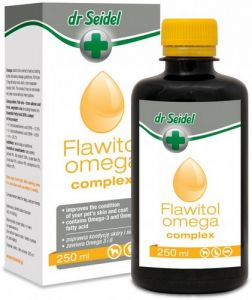 Dr Seidel Flawitol Omega Complex zdrowa skóra, piękna sierść 250ml