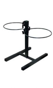 LoloPets Stojak metalowy regulowany do misek 1,8L metalik [97341]