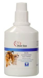 Over Zoo Płyn do przemywania oczu  powiek dla kota i psa 60ml