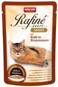 Animonda Rafiné Soupé Adult Cielęcina w Sosie pieczeniowym saszetka 100g