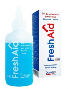 ScanVet Fresh Aid 112ml - pielęgnacja jamy ustnej psa i kota