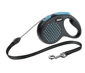 Flexi Smycz Design linka M 5m niebieski