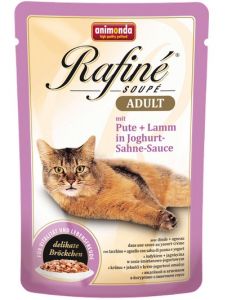 Animonda Rafiné Soupé Adult Indyk + jagnię w sosie jogurtowym saszetka 100g