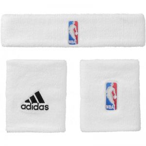 Komplet frotki na nadgarstek + opaska na głowę adidas NBA G87965