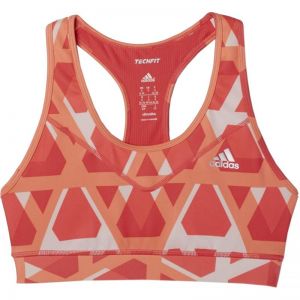 Biustonosz, stanik sportowy adidas Techfit B Triax-Print W AJ2191