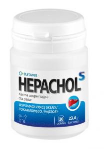 Hepachol duże psy 30 tabletek