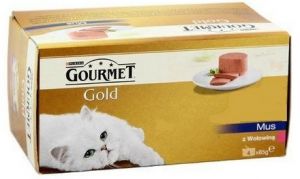 Gourmet Gold Mus z Wołowiną puszka 4x85g