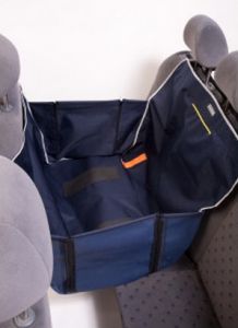 Kardiff Kardimata Anti Slip Mini 70x160 granatowa - mata samochodowa na połowę tylnego fotela