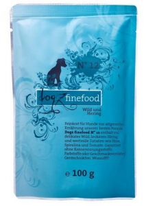 Dogz Finefood N.12 Dziczyzna i śledź saszetka 100g