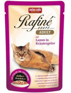 Animonda Rafiné Soupé Adult Jagnię w galaretce ziołowej saszetka 100g