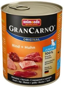 Animonda GranCarno Junior Rind Huhn Wołowina + Kurczak puszka 800g
