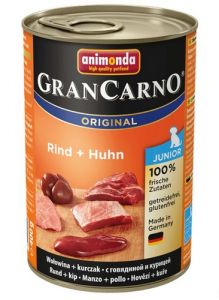 Animonda GranCarno Junior Rind Huhn Wołowina + Kurczak puszka 400g