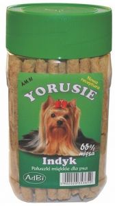 Adbi Yorusie Kabanosy z indykiem słoik 450g