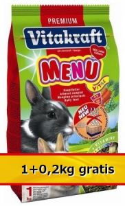Vitakraft Menu Vital Królik 1,2kg (1+0,2kg)  [89375]