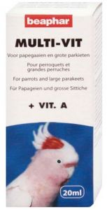 Beaphar Bogena Multi-Vit For Parrots - witaminy dla papug 20ml