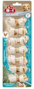 8in1 Dental Delights Bones XS 7szt