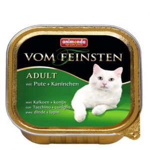Animonda vom Feinsten Adult z Indykiem i Królikiem tacka 100g