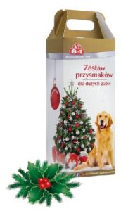 8in1 Zestaw świąteczny dla psa Large