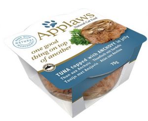 Applaws Tacka z galaretką dla kota - tuńczyk, anchois 70g
