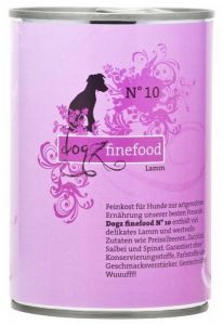 Dogz Finefood N.10 Jagnięcina puszka 400g